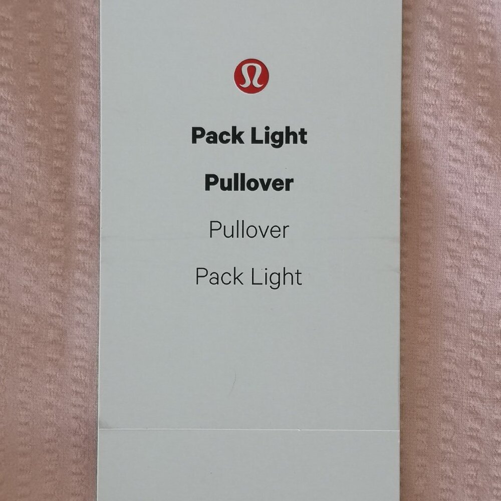 NWT LULULEMON PIMI Pink Half Zip Pack Light Pullover LS High Neck Top Size 4, 6 - Picture 10 of 11